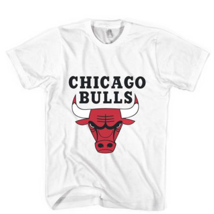 NBA Chicago Bulls White T-Shirt XL