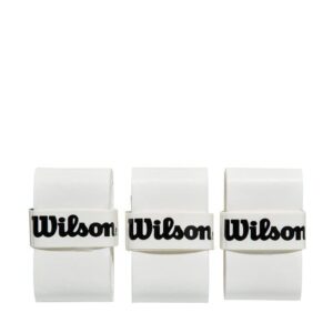 WILSON GRIP OVERGRIP (3) PACK WHITE