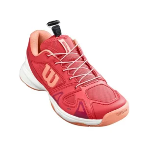 WILSON SHOE KID RUSH PRO QL CANYENNE/WHITE/PAPAYA