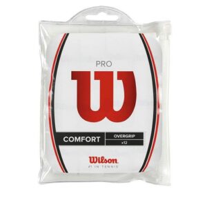WILSON GRIP PRO COMFORT (12) PACK WHITE